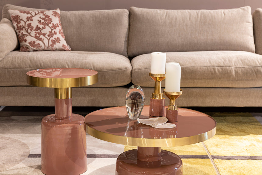 Glam fém lerakóasztal