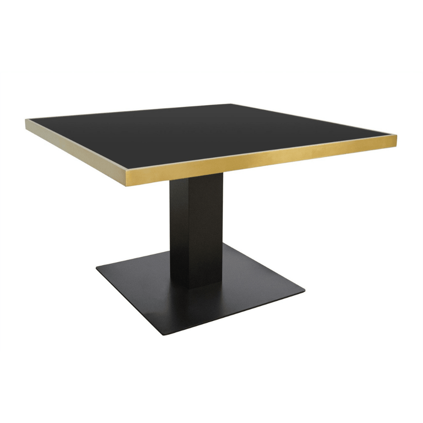 Germain glass dining table 120x120