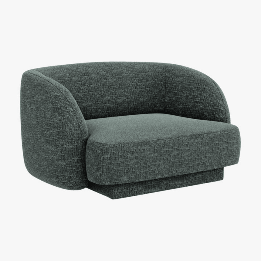 Miley chenille armchair