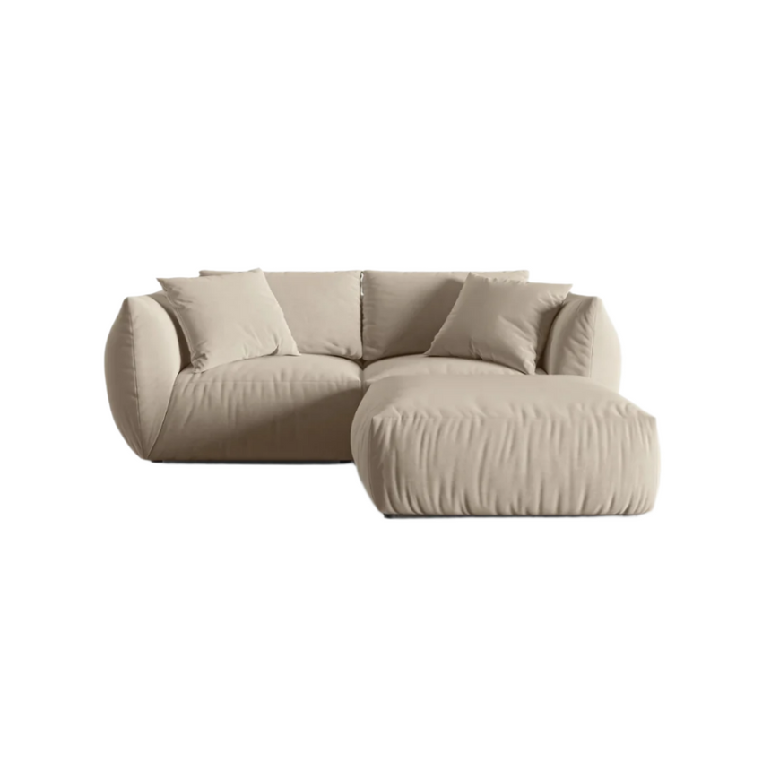 Chris bársony sarokkanapé 220