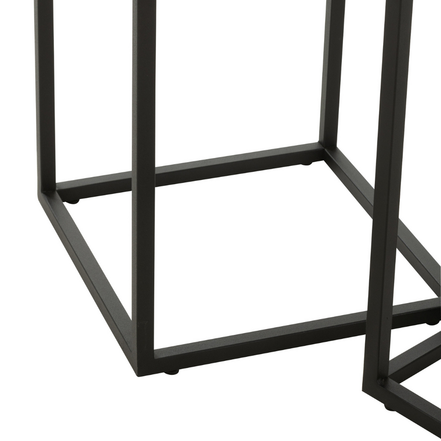 River metal storage table set