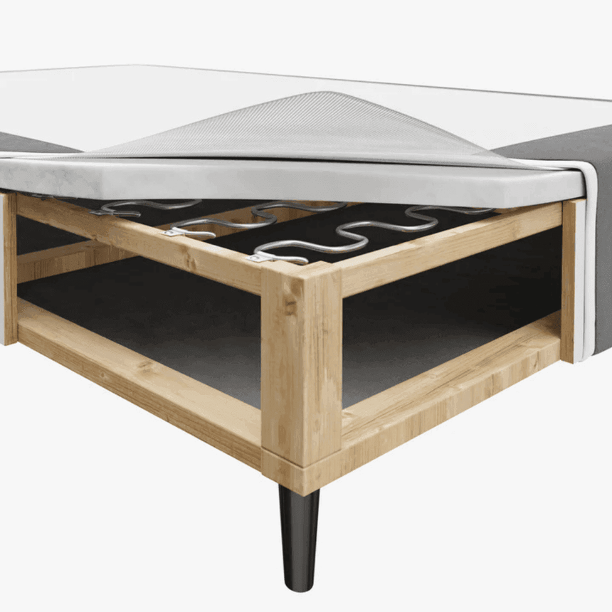 Whale bársony ágykeret 160x200 fekete lábbal