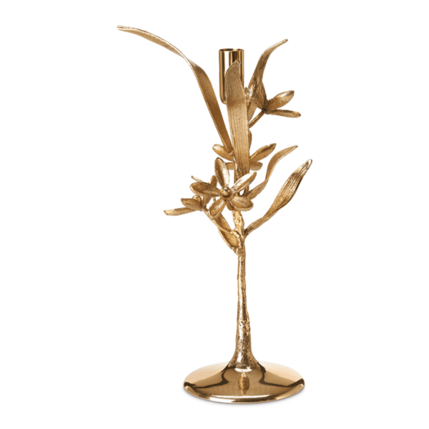 Bergamot metal candle holder