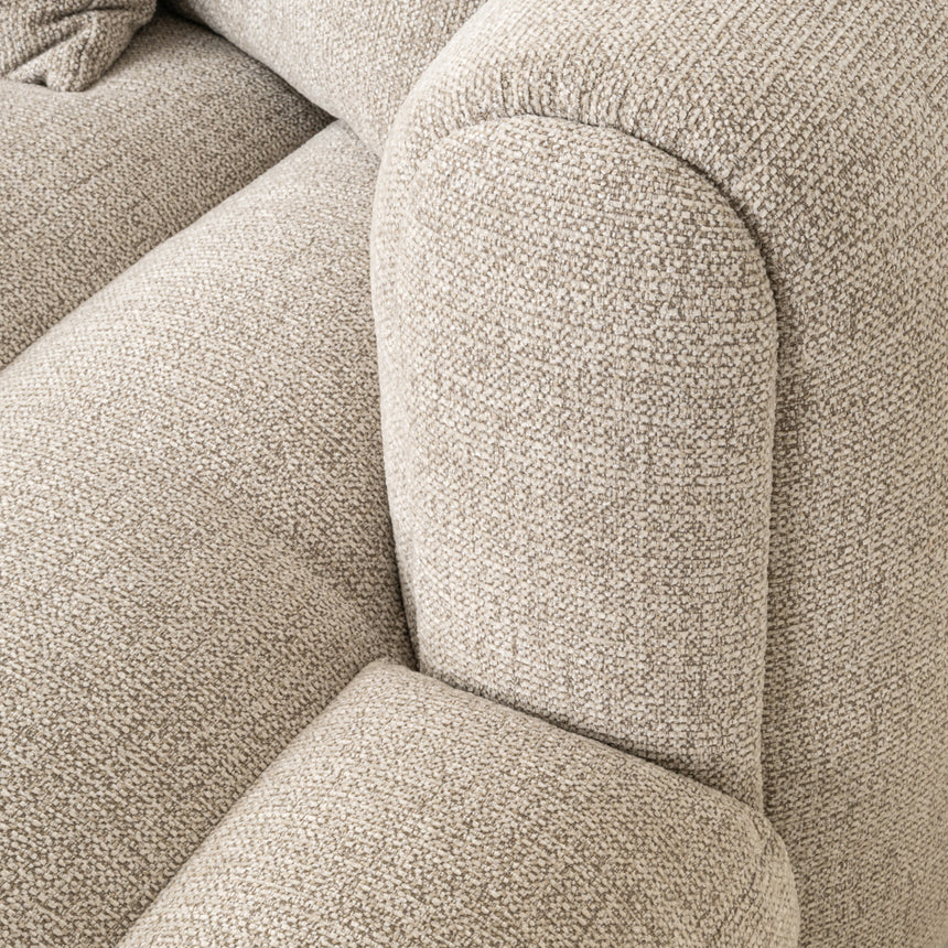 Novaro kanapé – Lounge kivitel jobbos, Natural fancy szövet