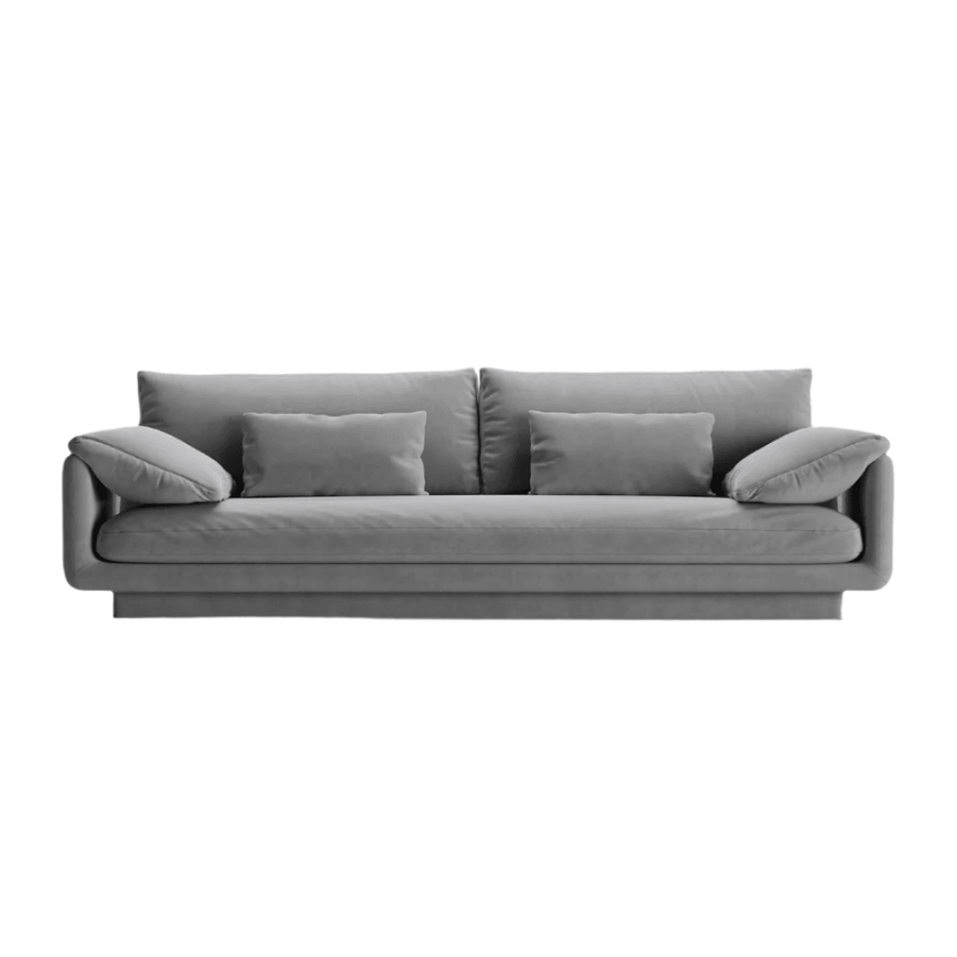 Torino 4-seater velvet sofa