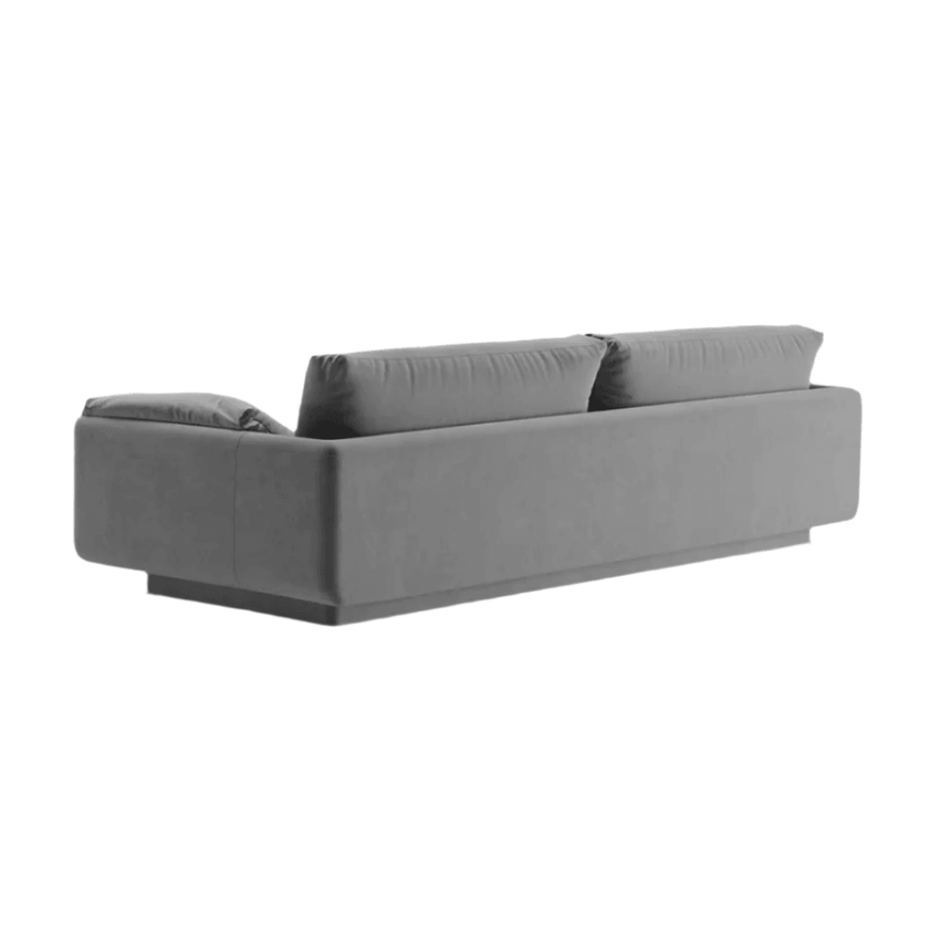 Torino 4-seater velvet sofa