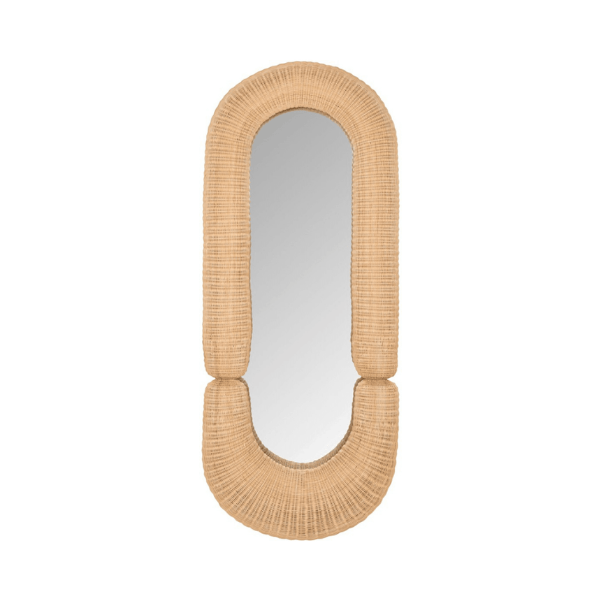 Loop rattan mirror 220