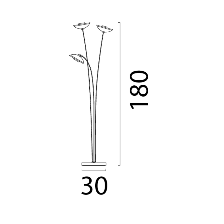 Lava 3-bulb dark gray glass pendant lamp