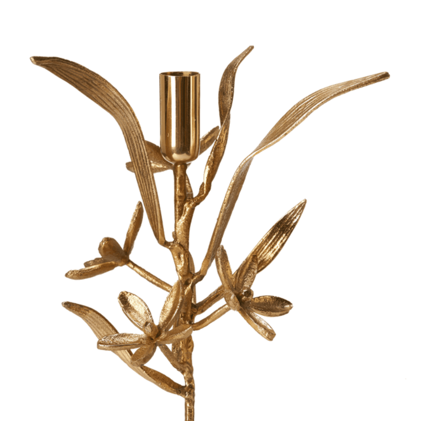 Bergamot metal candle holder