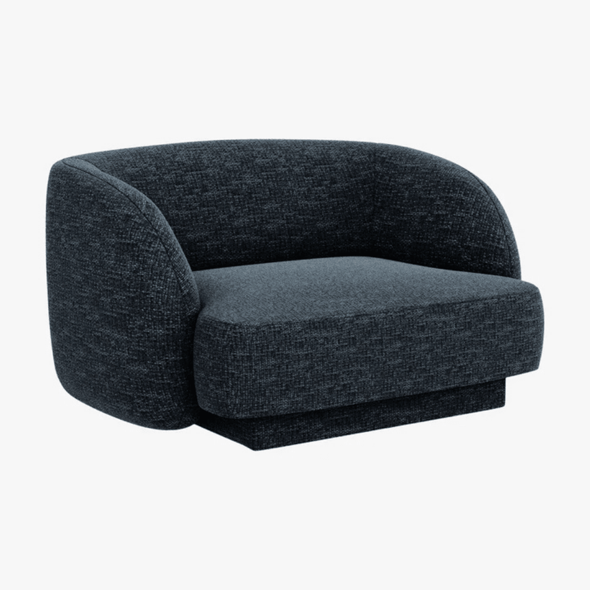 Miley chenille armchair