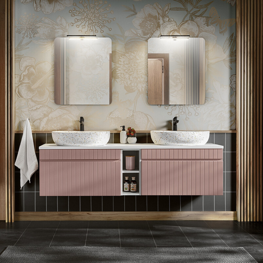 Baggy woven chenille pouf