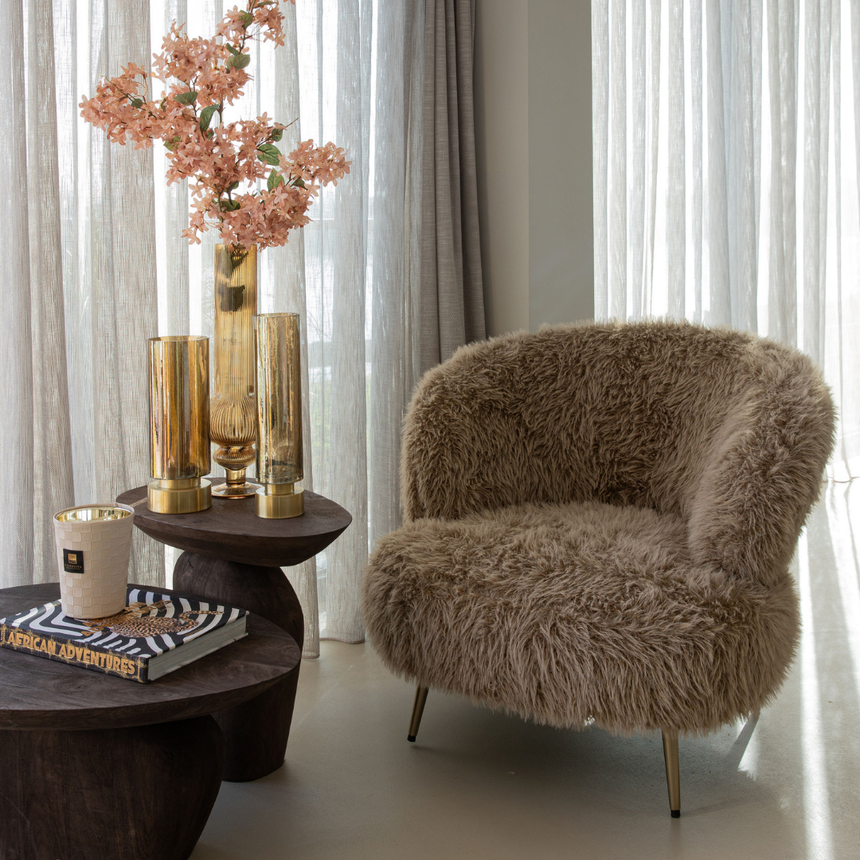 Noa wooden bedside table