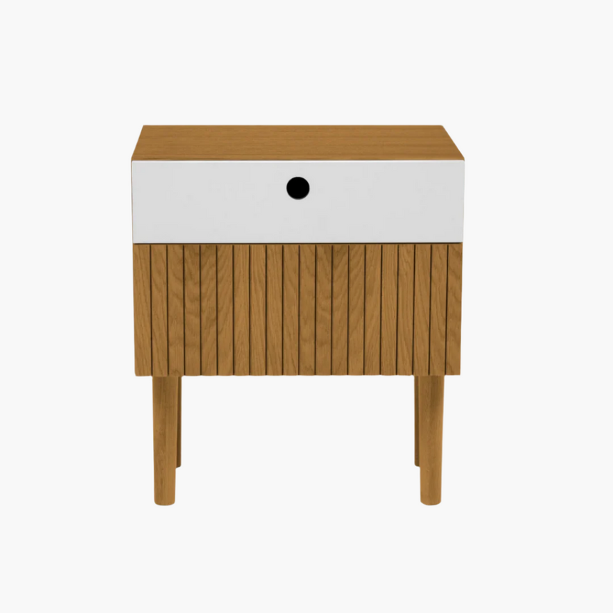 Noa wooden bedside table