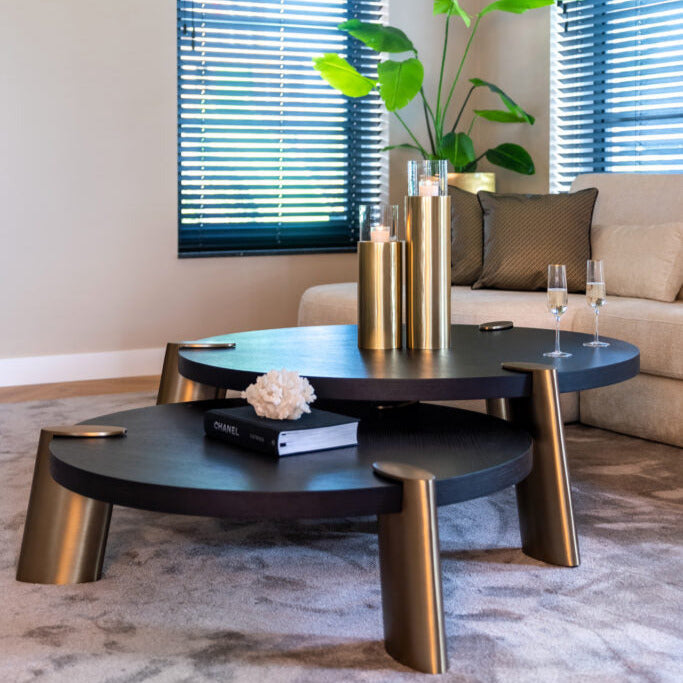 Brody fa dohányzóasztal szettben