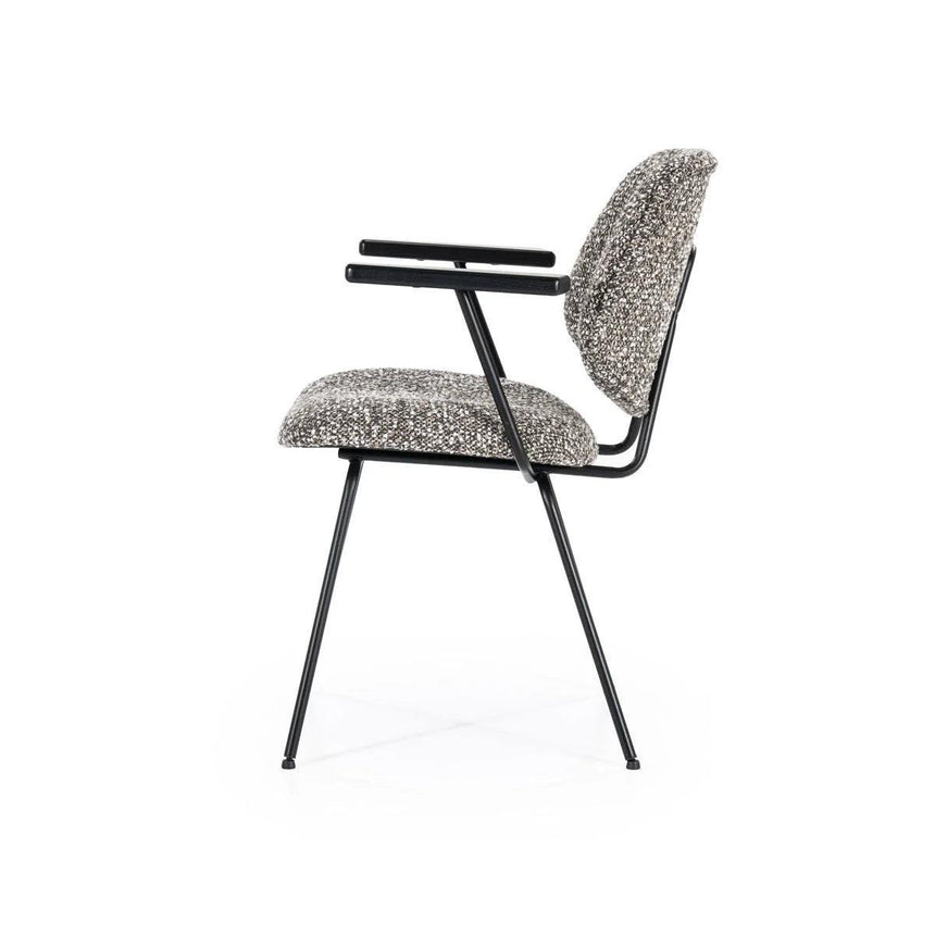 Jon szövet karfás szék - Dutch Home