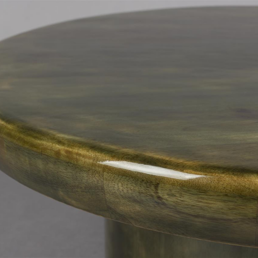 Mush wooden storage table Ø45