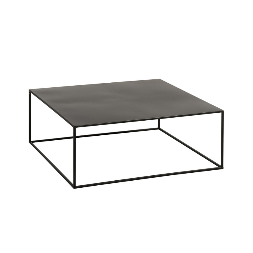 River metal coffee table