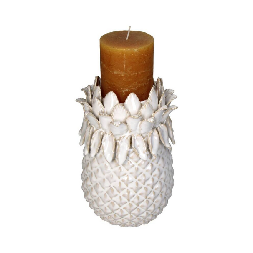 Pineapple agyag gyertyatartó
