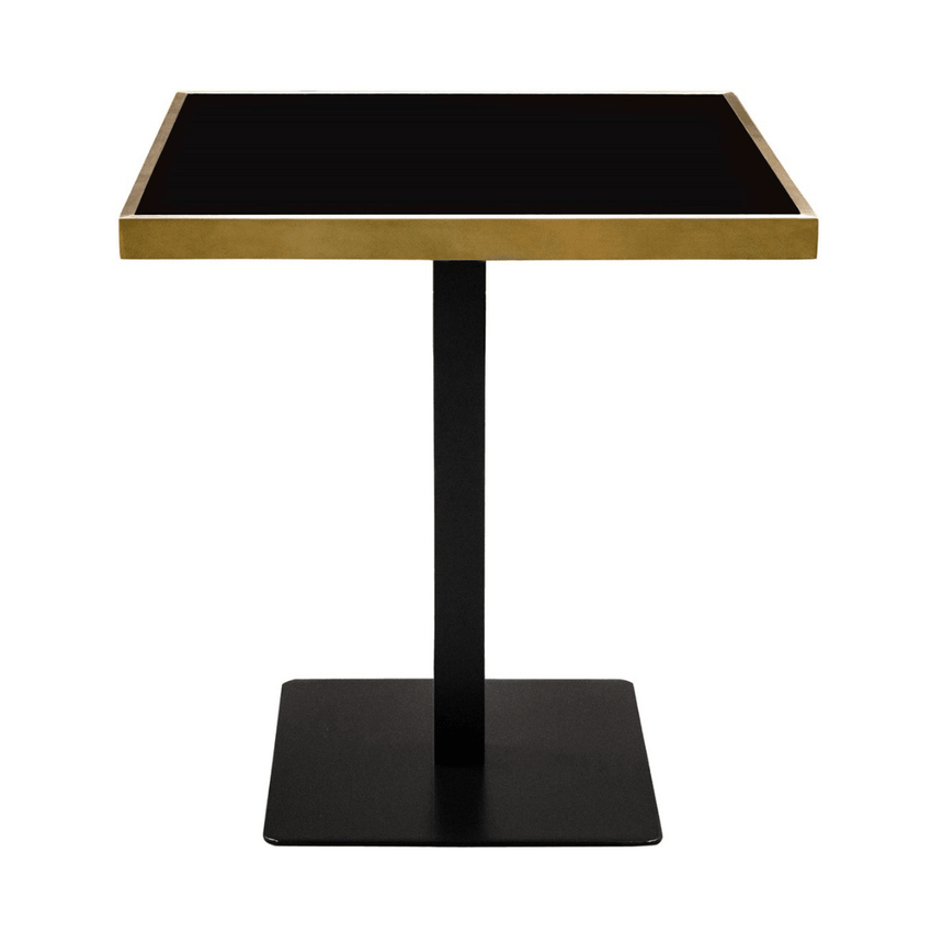 Germain glass dining table 70x70