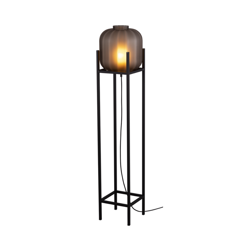 Lava 3-bulb dark gray glass pendant lamp