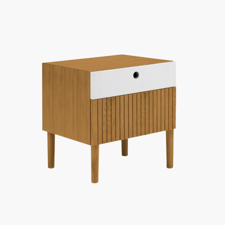 Noa wooden bedside table