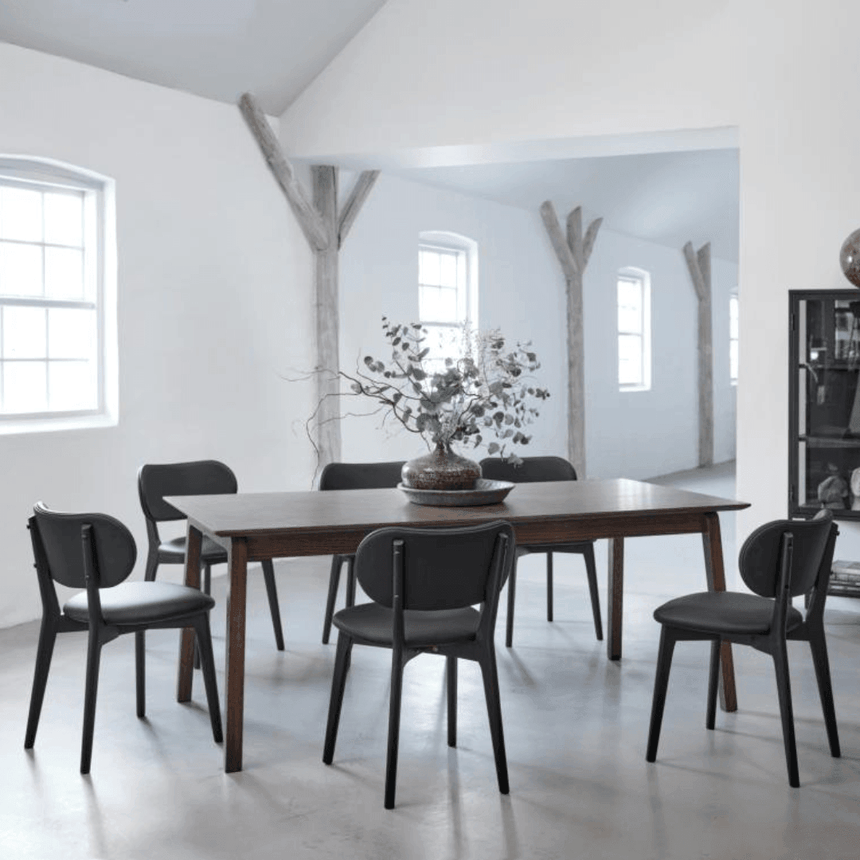 Bari fa bővíthető étkezőasztal 95x190 - Dutch Home