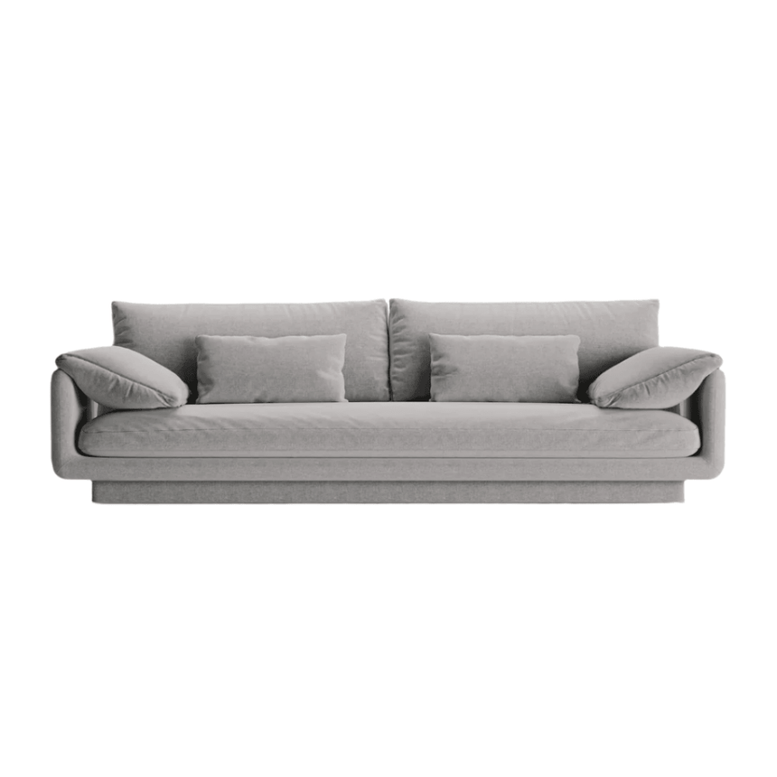 Torino 4-seater fabric sofa