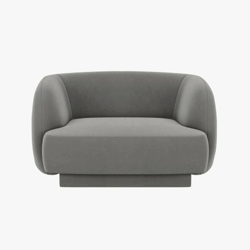 Miley curly armchair