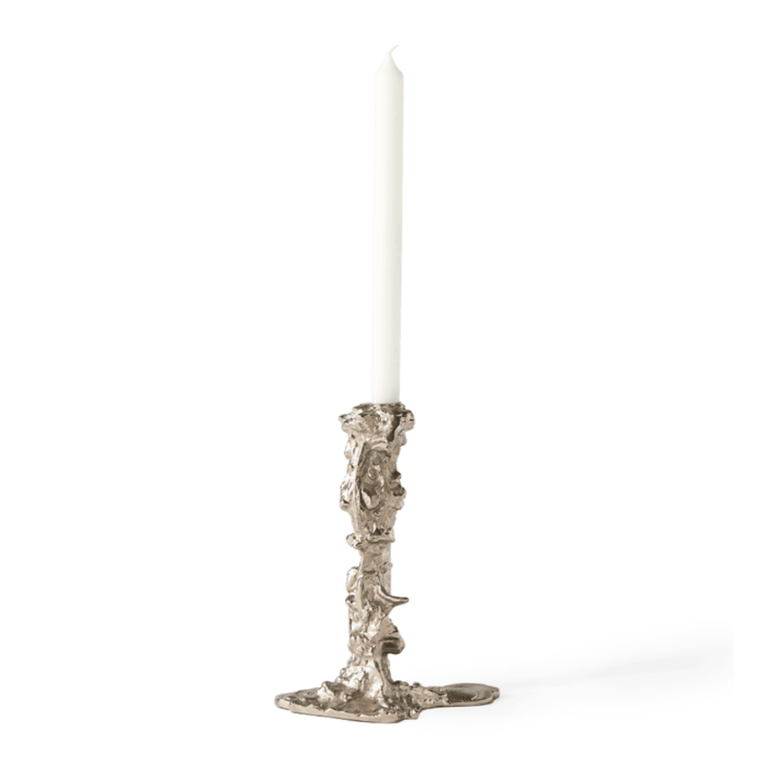 Drip metal candle holder 25cm