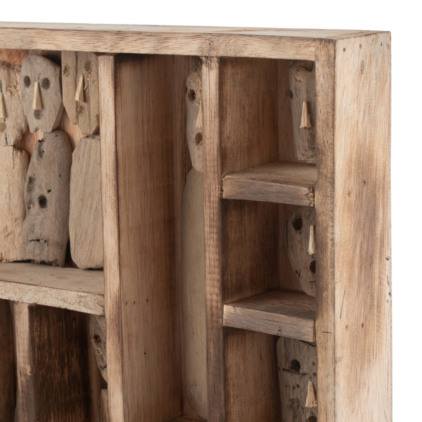 Family Masks fa fali dekoráció