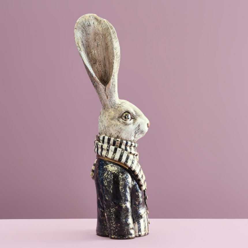 Rabbit Alfred resin decoration