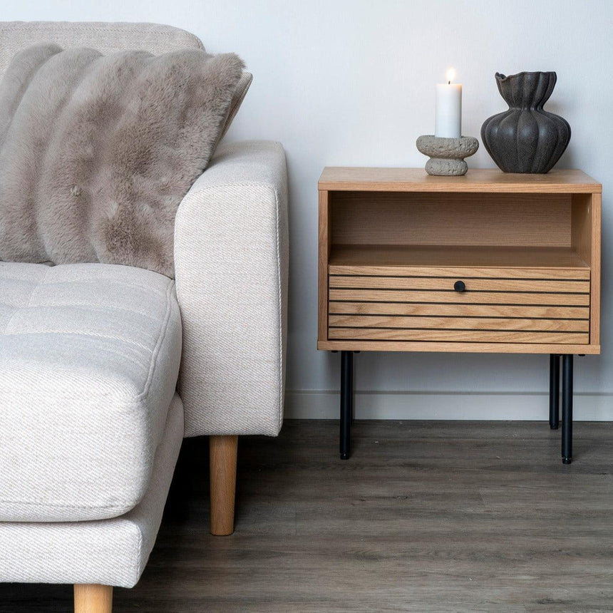 Kyoto fa éjjeliszekrény - Dutch Home