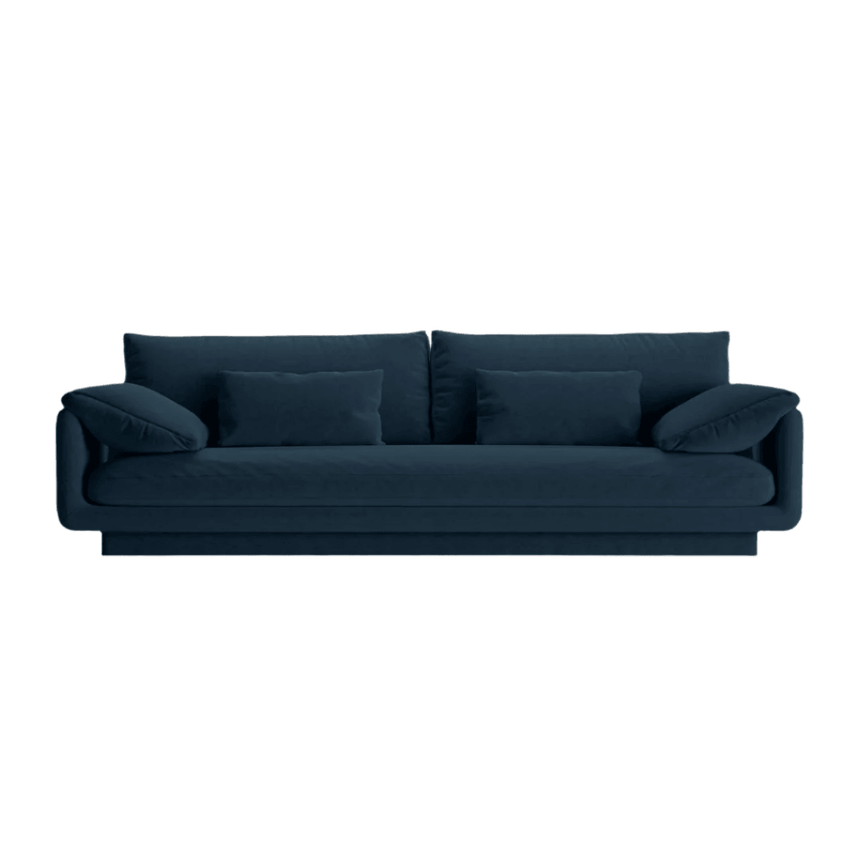 Torino 4-seater fabric sofa