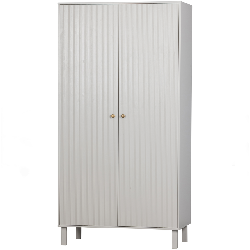 Madu világosszürke 2 ajtós fa kabinet
