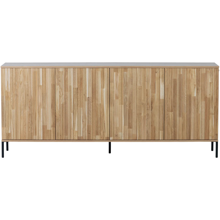 New Gravure 4-door wooden chest of drawers