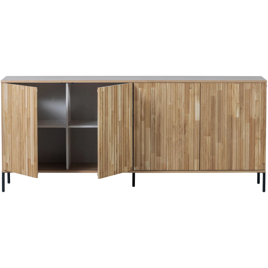 New Gravure 4-door wooden chest of drawers