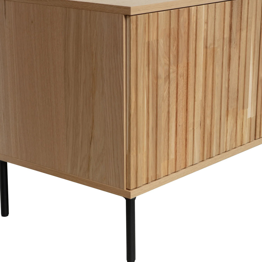 New Gravure 2-door wooden TV stand