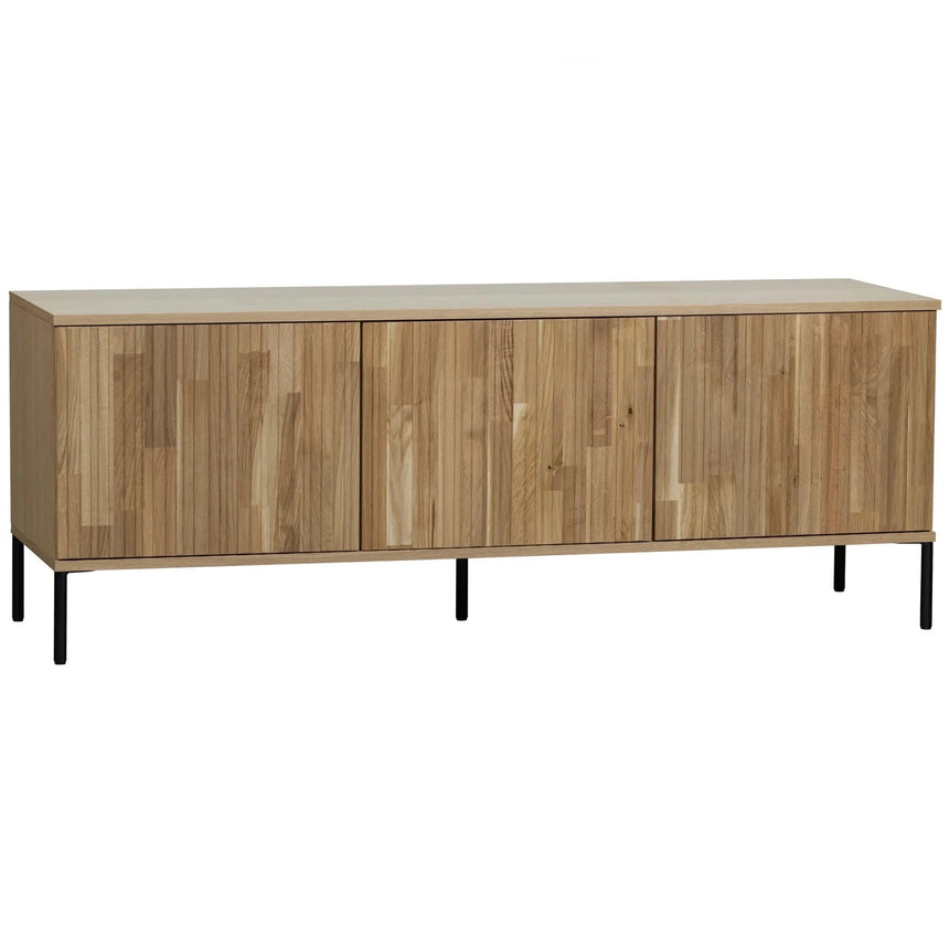 New Gravure 3-door wooden TV stand