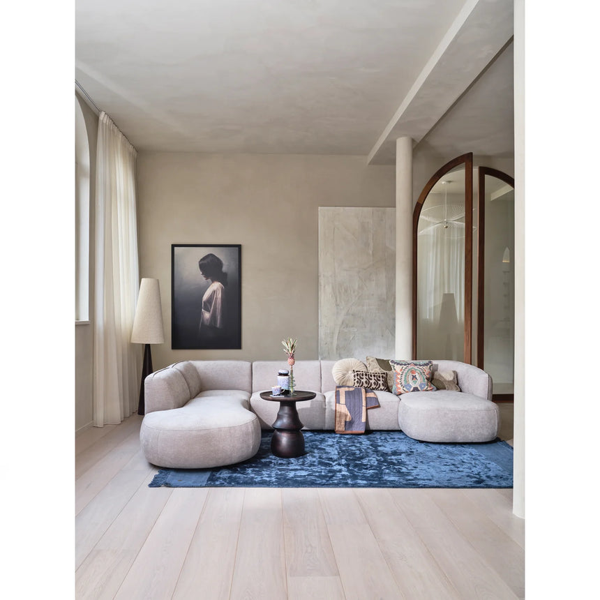 Family fabric footstool