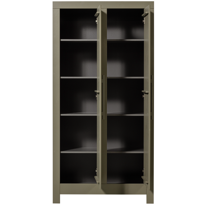 Bobby 2-door wooden cabinet