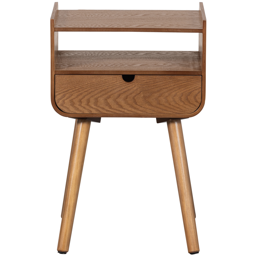 Nils fiókos fa éjjeliszekrény - Dutch Home