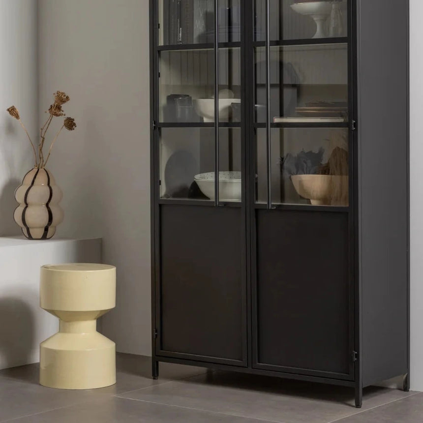 Hidde metal storage table