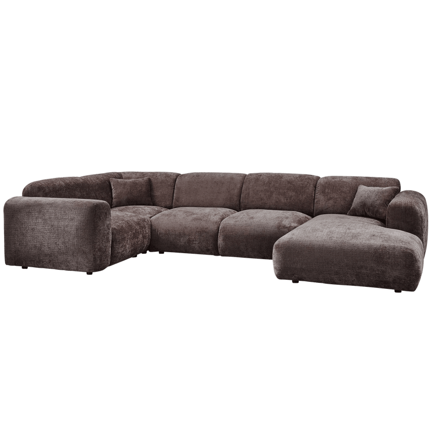 Cloud U alakú zsenília kanapé balos