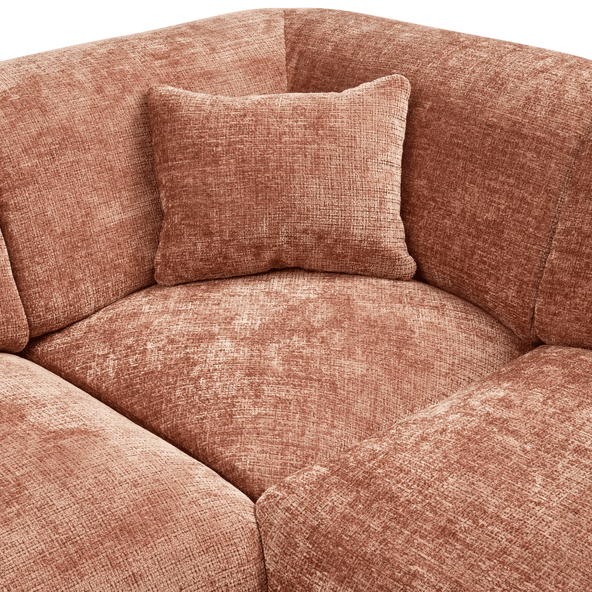 Cloud U alakú zsenília kanapé jobbos