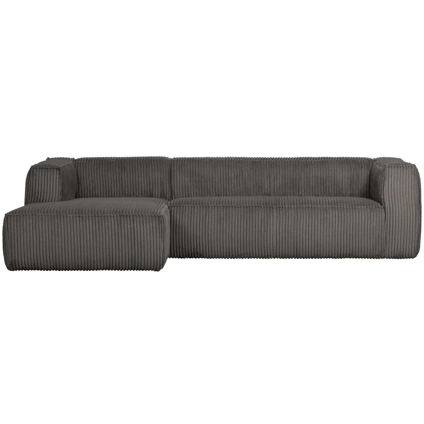 Bean corduroy sofa left ottoman