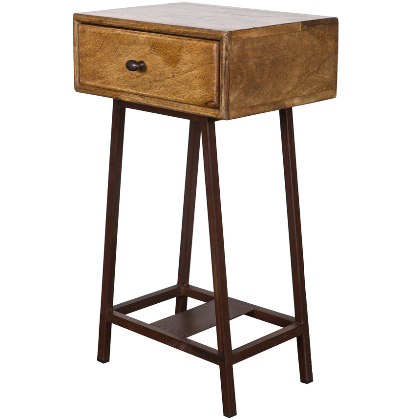 Skybox wooden storage table