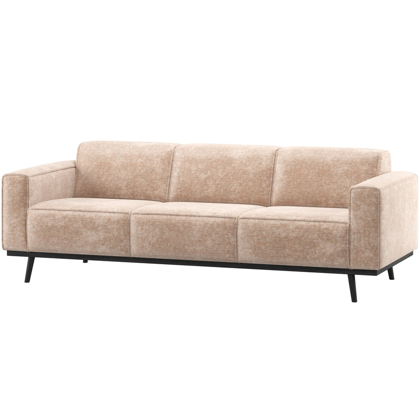 Statement 3 személyes kanapé 230 cm chenille bársony