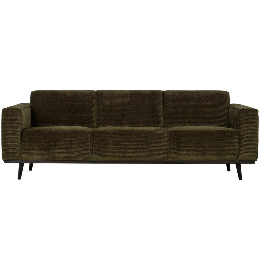 Statement 3-seater corduroy sofa