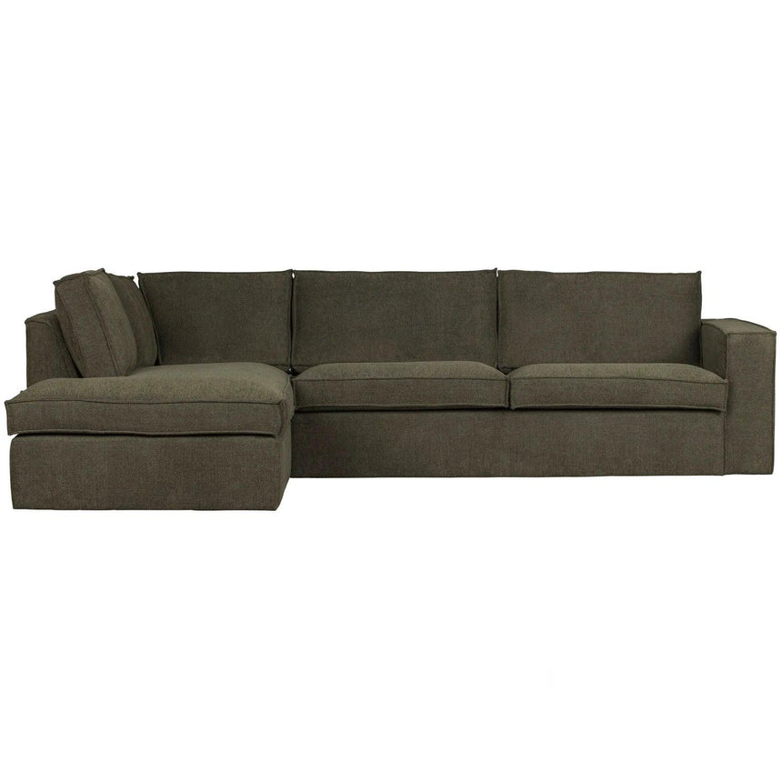 Freddie left-hand fabric corner sofa