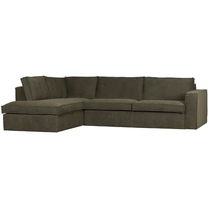 Freddie left-hand fabric corner sofa